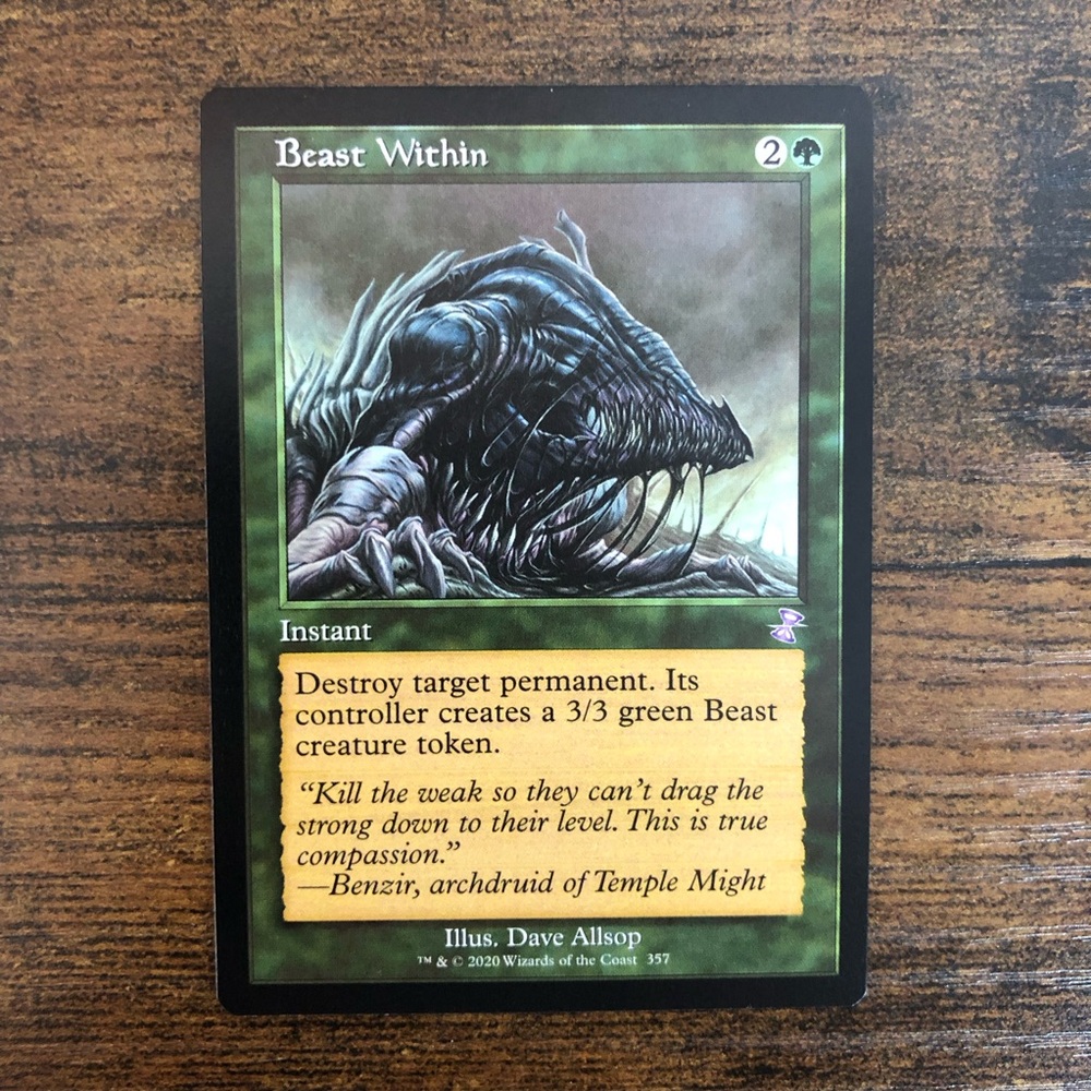 Magic the Gathering MTG Time Spiral Remastered Beast Within NM